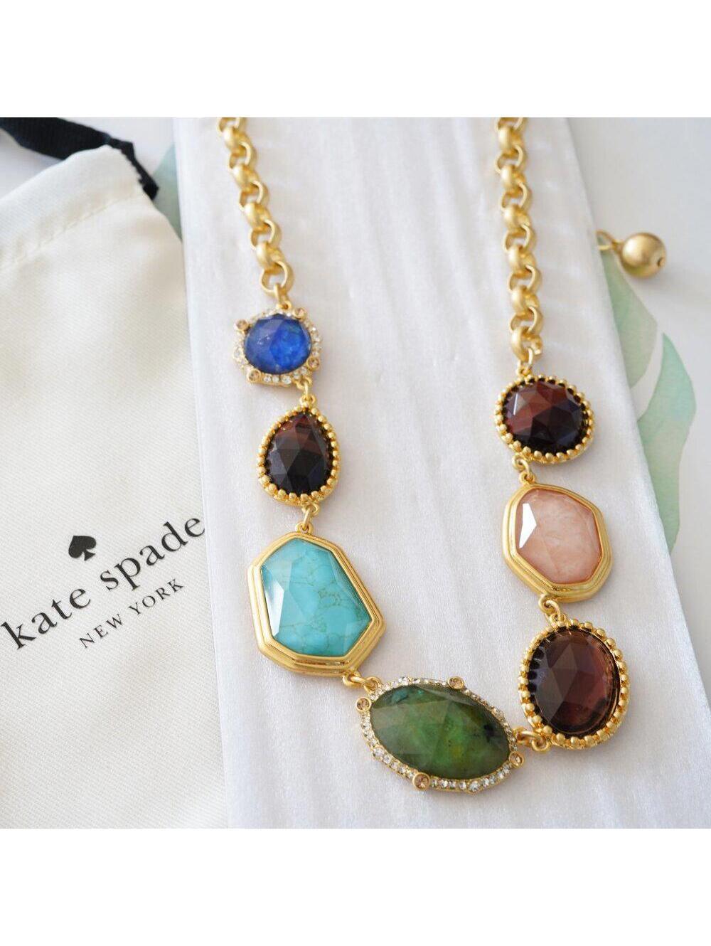 Kate Spade Perfectly Imperfect Stone Station Necklace